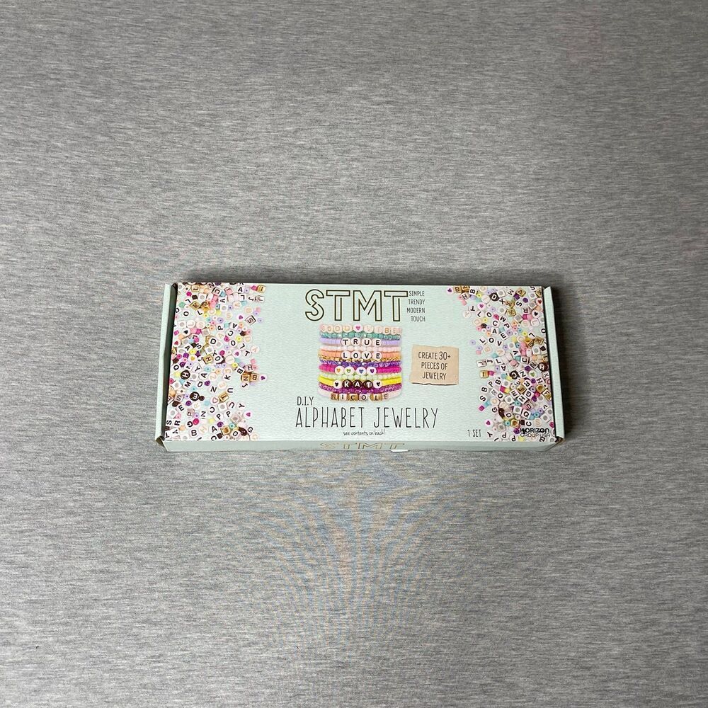 Horizon Group STMT DIY Alphabet Jewelry Kit